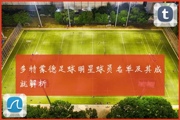 多特蒙德足球明星球员名单及其成就解析