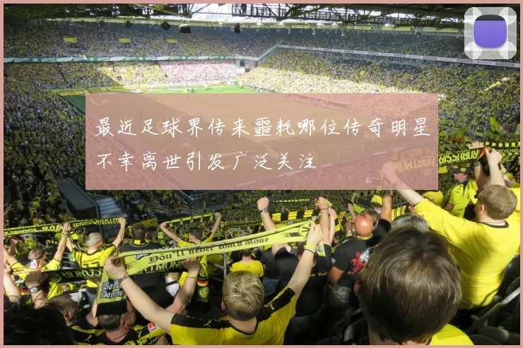 最近足球界传来噩耗哪位传奇明星不幸离世引发广泛关注